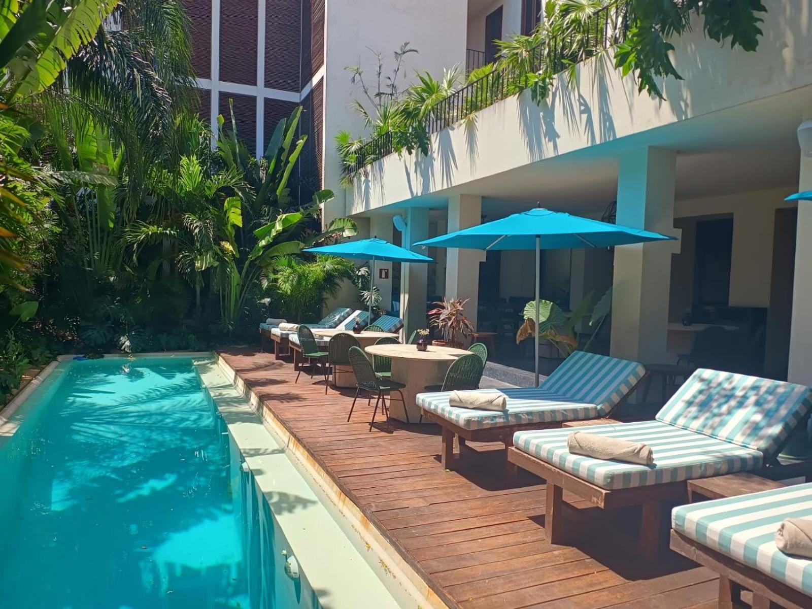Downtown Tulum Hotel Bagian luar foto